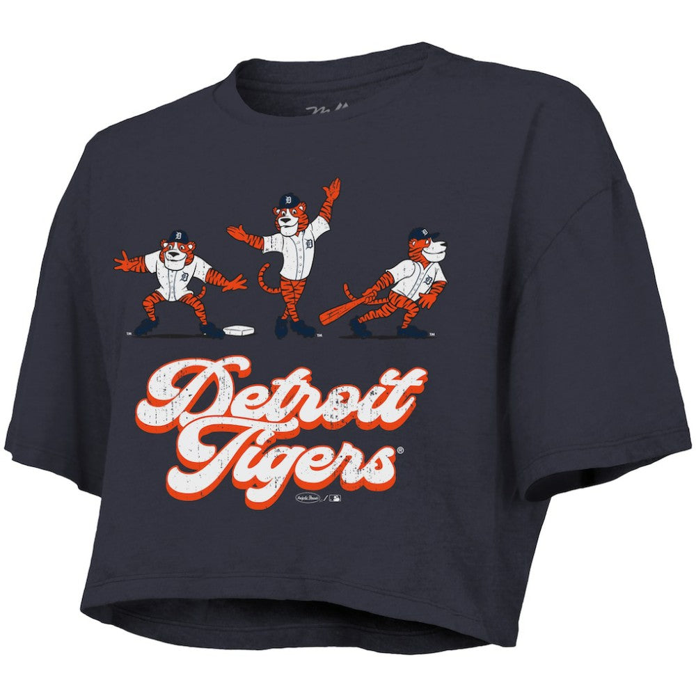 Detroit Tigers Majestic Threads Women's Boxy Crop T-Shirt Online
