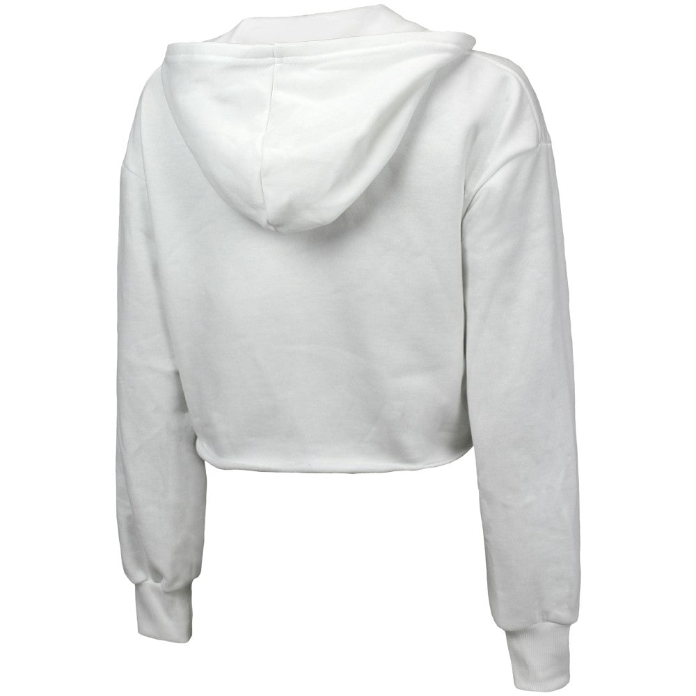 New York Mets Majestic Threads Women's Cropped Have A Field Day Tri-Blend Hoodie Outlet