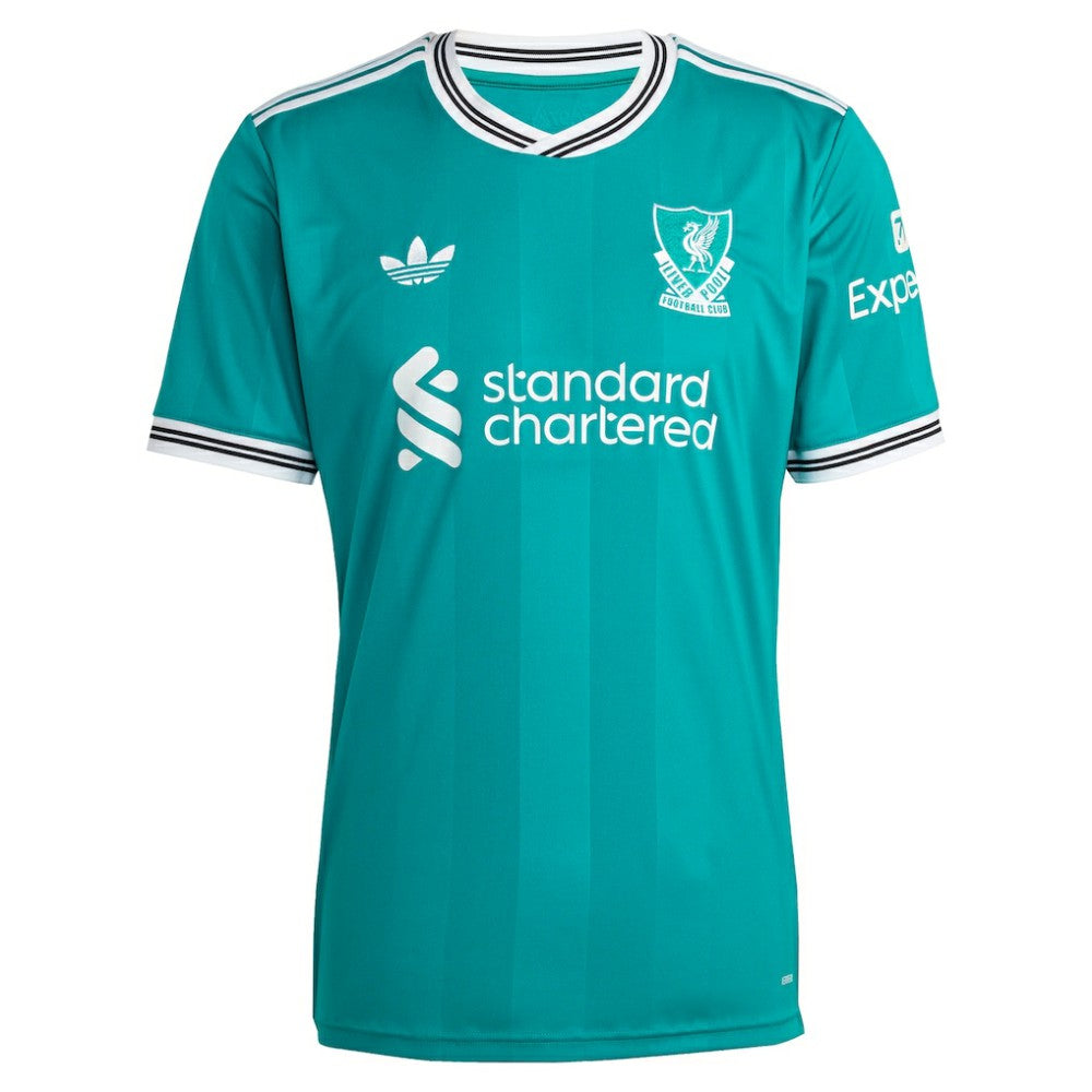 Adidas - Liverpool 2025/26 Third Replica Custom Jersey - Green