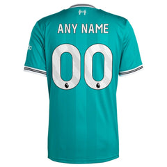Adidas - Liverpool 2025/26 Third Replica Custom Jersey - Green