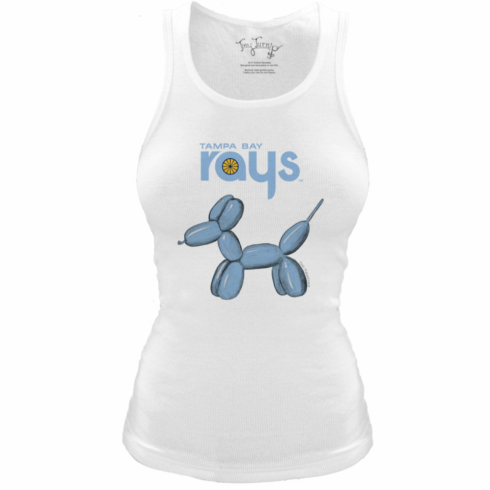 Tampa Bay Rays Tiny Turnip Women's Fitted Balloon Dog Tri-Blend Tank Top Online