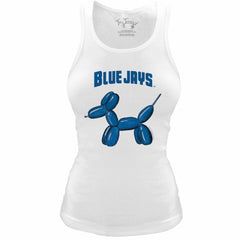 Toronto Blue Jays Tiny Turnip Women's Fitted Balloon Dog Tri-Blend Tank Top Discount