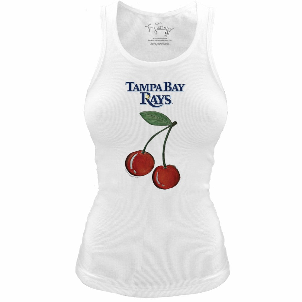 Tampa Bay Rays Tiny Turnip Women's Fitted Cherries Tri-Blend Tank Top Online