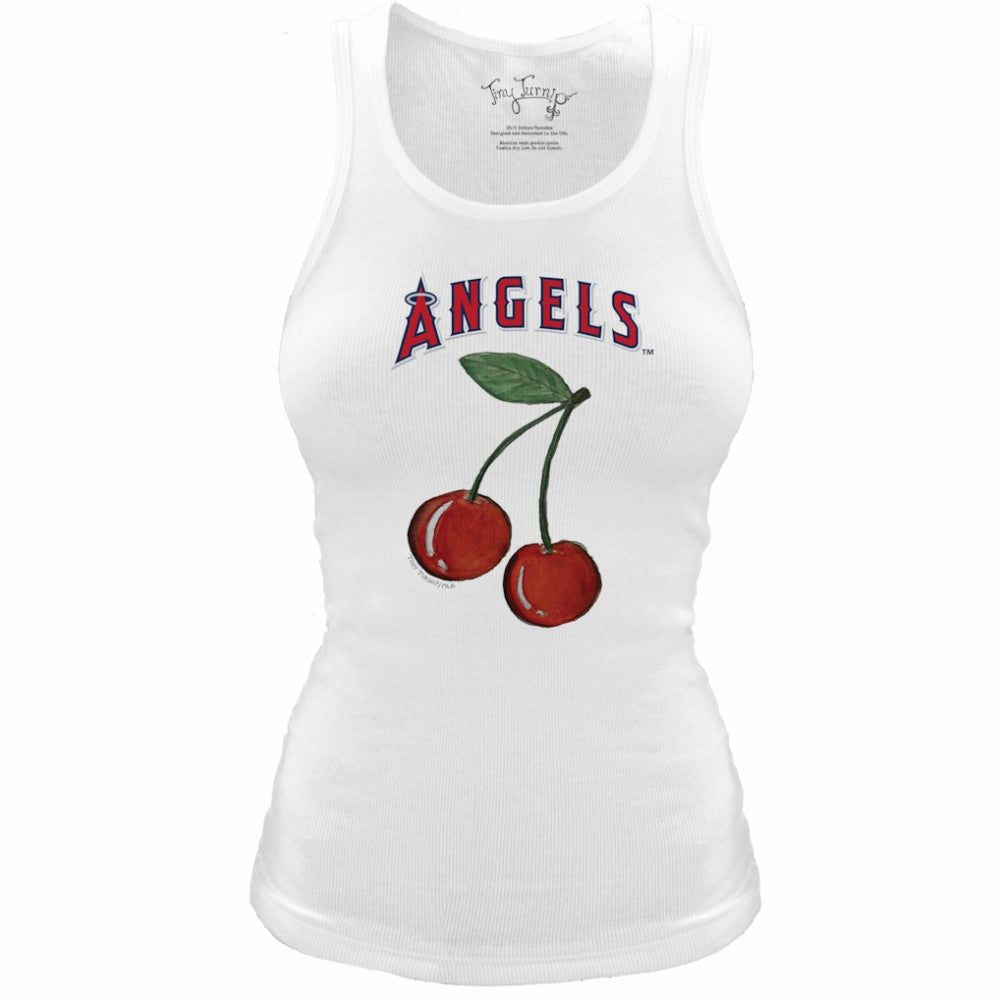 Los Angeles Angels Tiny Turnip Women's Fitted Cherries Tri-Blend Tank Top Near Me