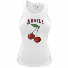 Los Angeles Angels Tiny Turnip Women's Fitted Cherries Tri-Blend Tank Top Near Me