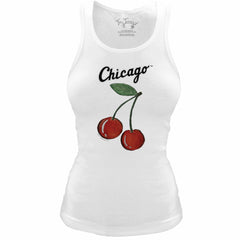 Chicago White Sox Tiny Turnip Women's Fitted Cherries Tri-Blend Tank Top Near Me