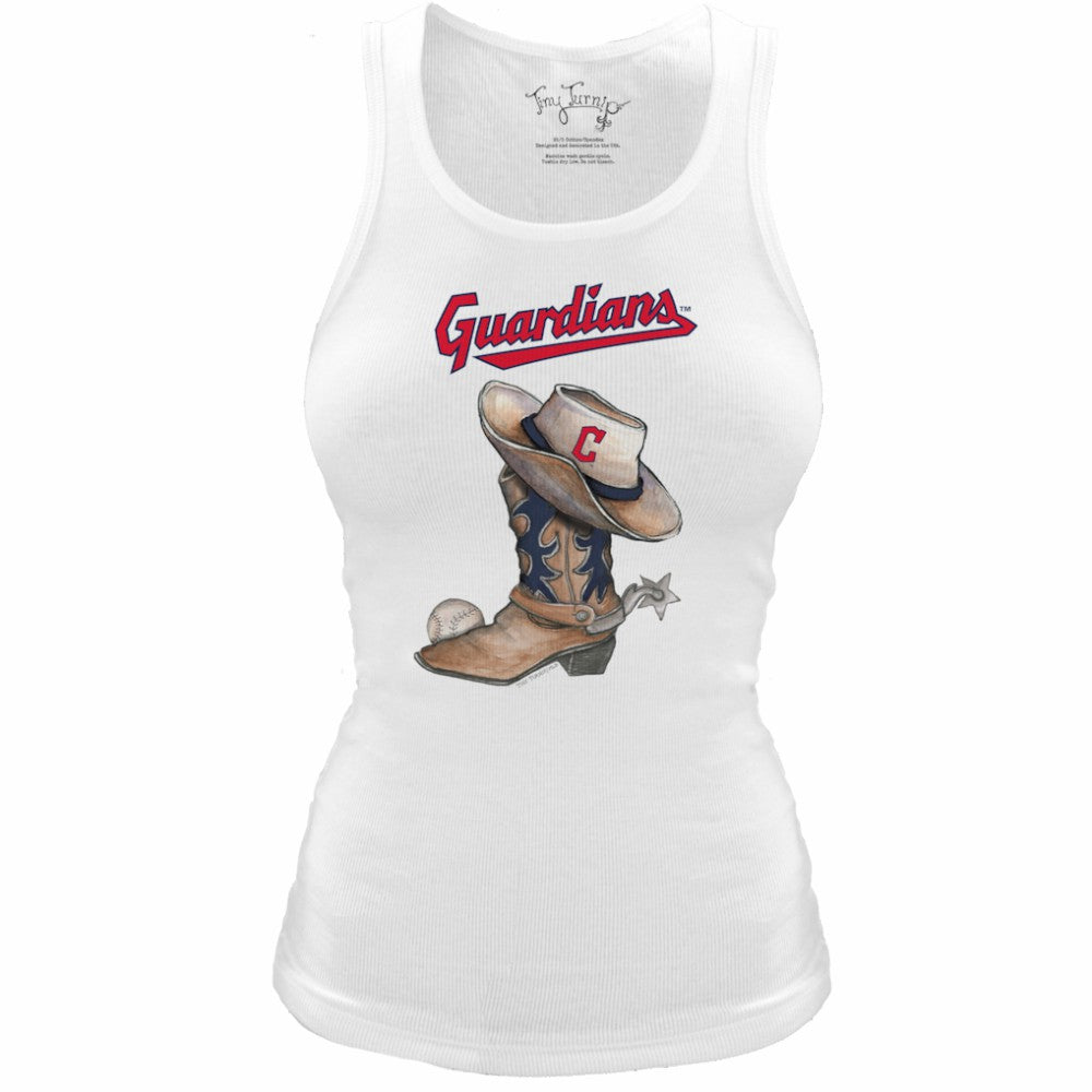 Cleveland Guardians Tiny Turnip Women's Fitted Vintage Cowboy Boot Tri-Blend Tank Top Near Me
