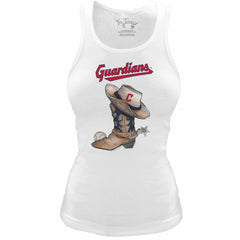 Cleveland Guardians Tiny Turnip Women's Fitted Vintage Cowboy Boot Tri-Blend Tank Top Near Me