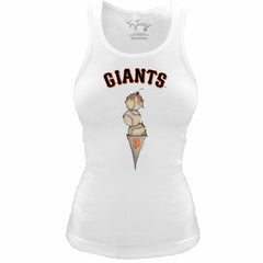 San Francisco Giants Tiny Turnip Women's Fitted Triple Scoop Tri-Blend Tank Top Sale