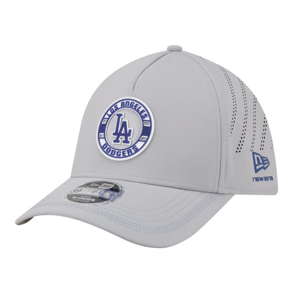 Los Angeles Dodgers New Era Patch 39THIRTY A-Frame M-Crown Perforated Flex Hat for sale