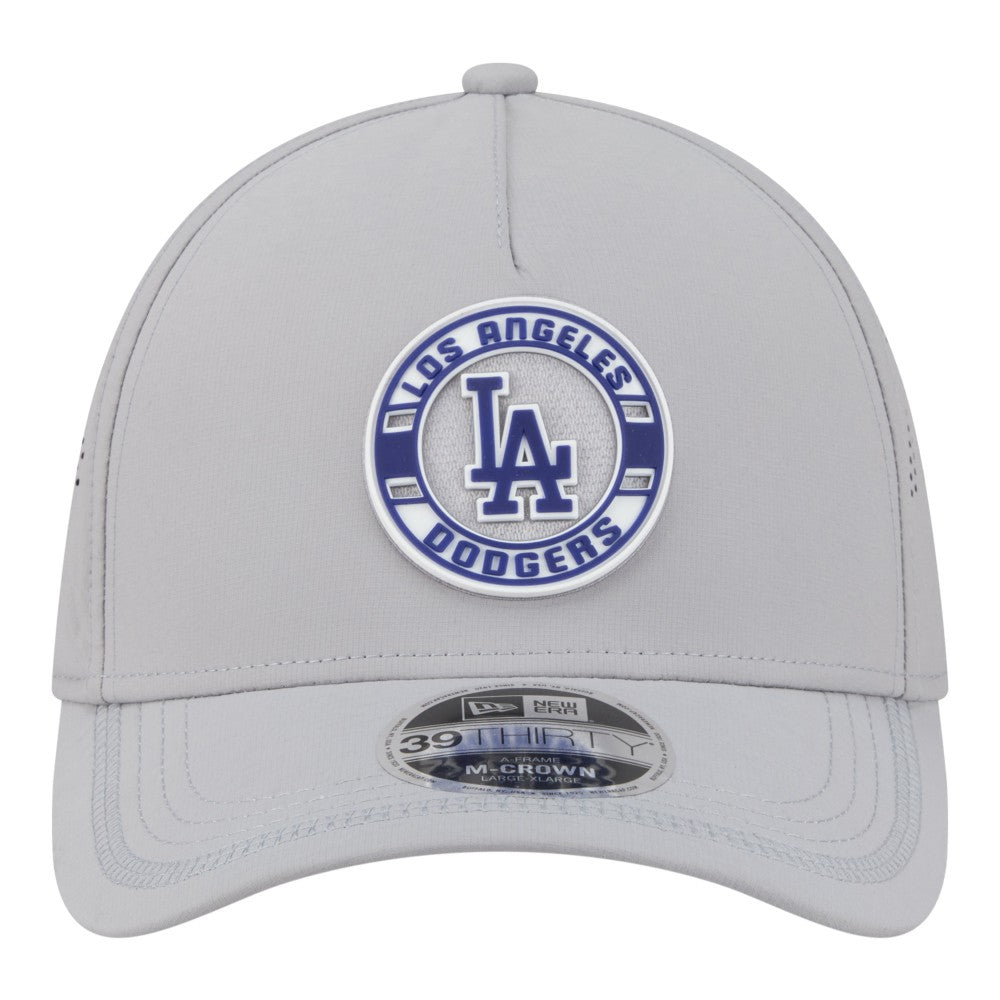 Los Angeles Dodgers New Era Patch 39THIRTY A-Frame M-Crown Perforated Flex Hat for sale