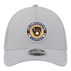 Milwaukee Brewers New Era Patch 39THIRTY A-Frame M-Crown Perforated Flex Hat Outlet