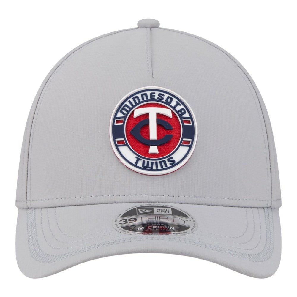 Minnesota Twins New Era Patch 39THIRTY A-Frame M-Crown Perforated Flex Hat Near Me
