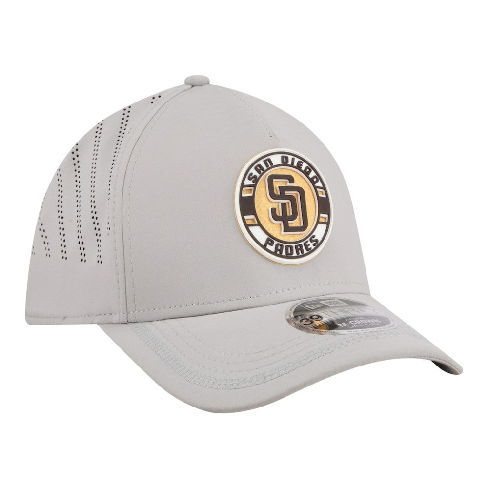 San Diego Padres New Era Patch 39THIRTY A-Frame M-Crown Perforated Flex Hat for sale