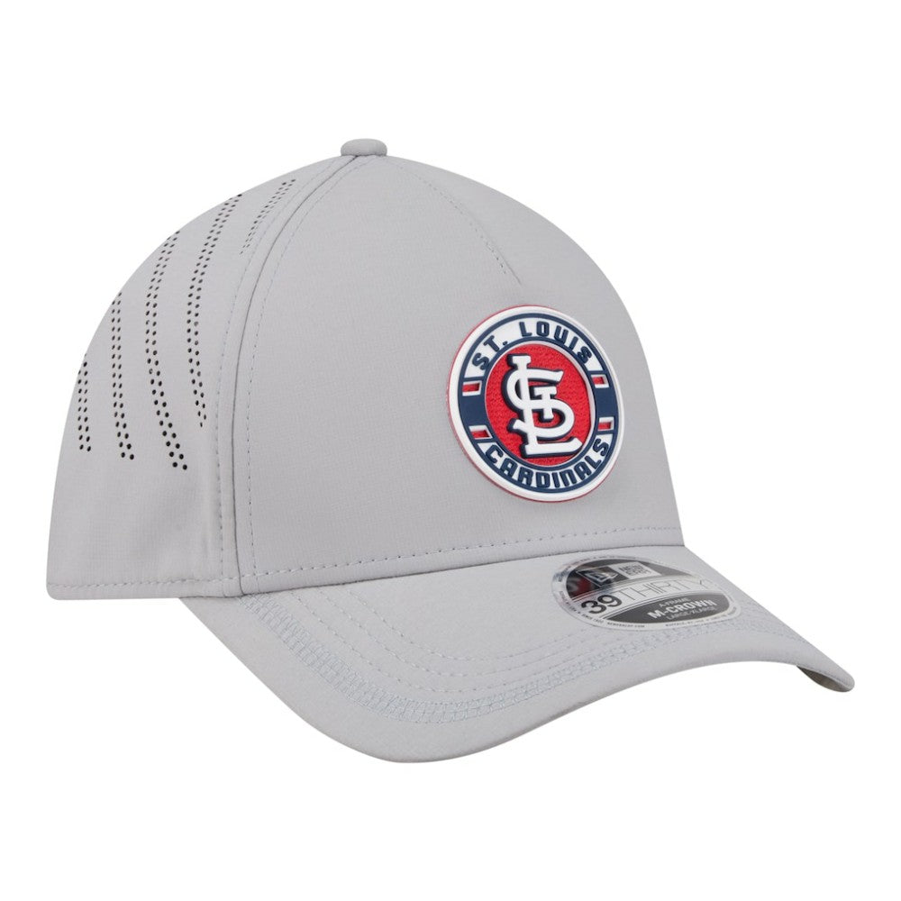 St. Louis Cardinals New Era Patch 39THIRTY A-Frame M-Crown Perforated Flex Hat Sale