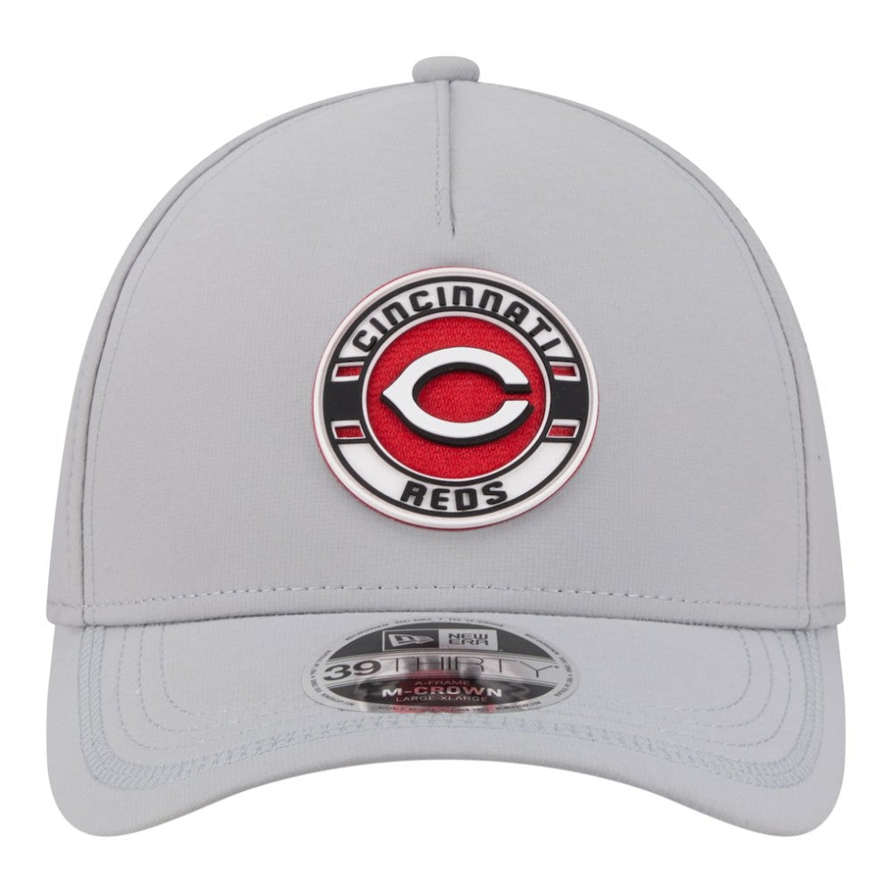 Cincinnati Reds New Era Patch 39THIRTY A-Frame M-Crown Perforated Flex Hat Sale