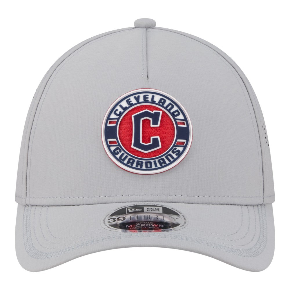Cleveland Guardians New Era Patch 39THIRTY A-Frame M-Crown Perforated Flex Hat Discount