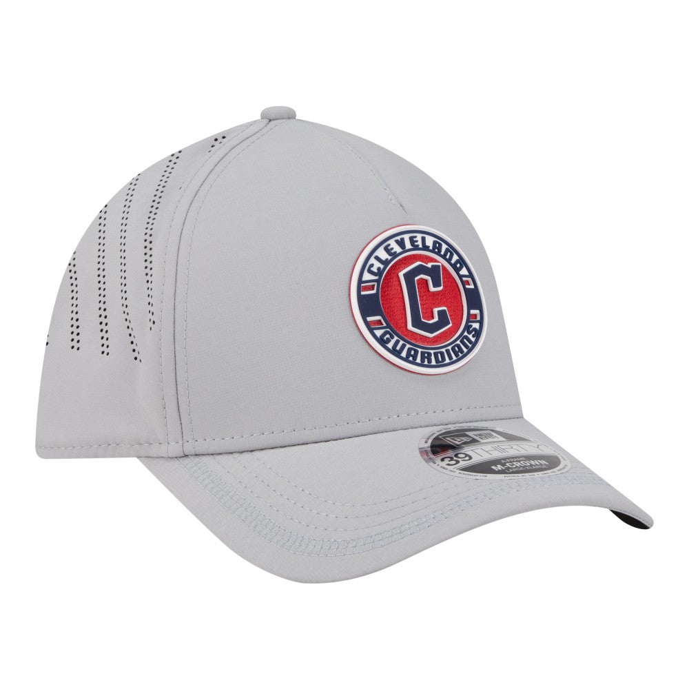 Cleveland Guardians New Era Patch 39THIRTY A-Frame M-Crown Perforated Flex Hat Discount