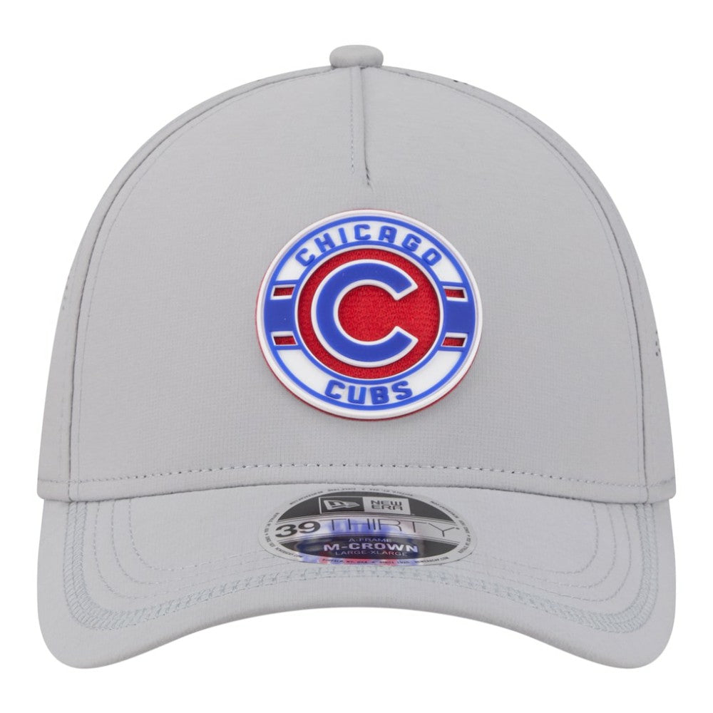 Chicago Cubs New Era Patch 39THIRTY A-Frame M-Crown Perforated Flex Hat for sale