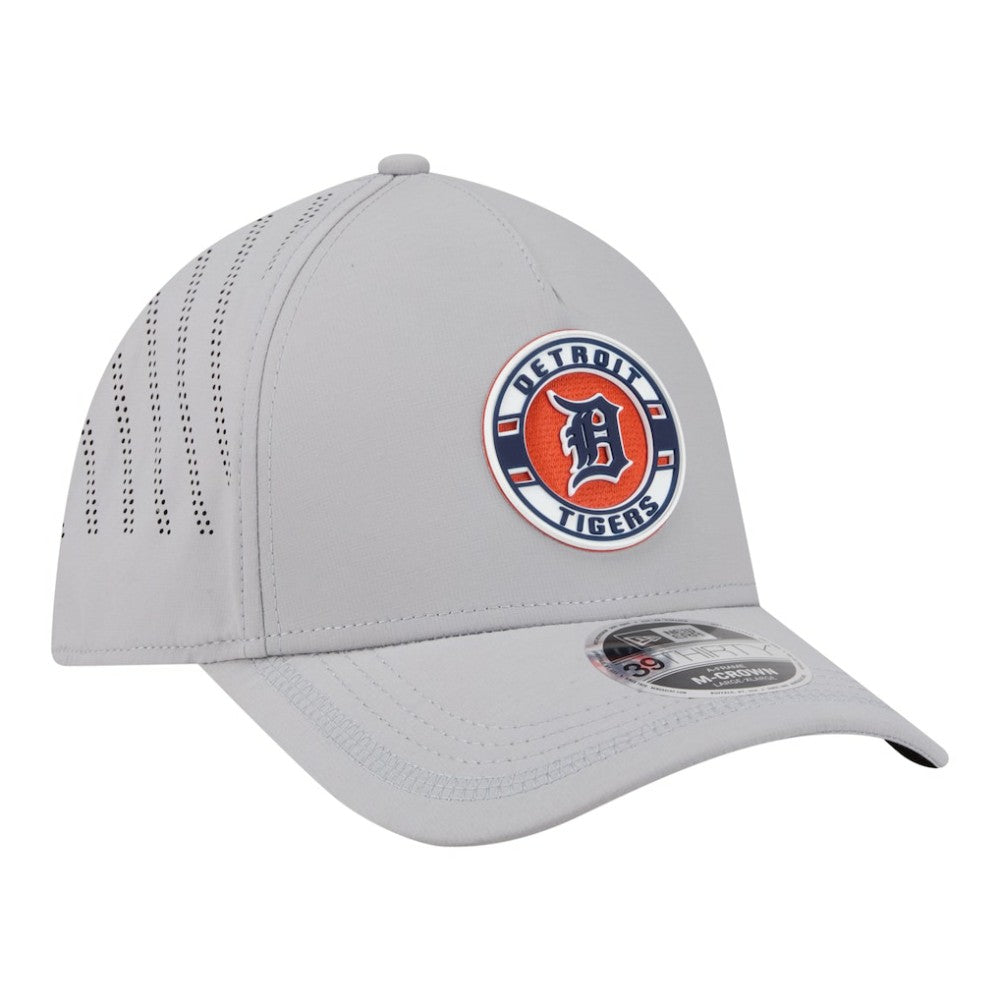 Detroit Tigers New Era Patch 39THIRTY A-Frame M-Crown Perforated Flex Hat Discount
