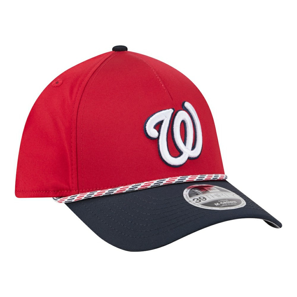 Washington Nationals New Era Rope M-Crown A-Frame 39THIRTY Flex Hat Sale