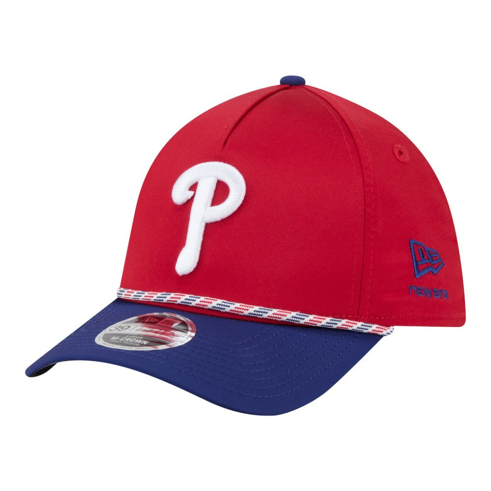 Philadelphia Phillies New Era Rope M-Crown A-Frame 39THIRTY Flex Hat for sale