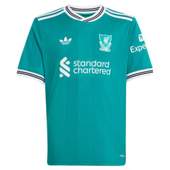 Adidas - Liverpool Youth 2025/26 Third Replica Custom Jersey - Green