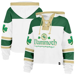 Utah Mammoth '47 Women's McLucky Cropped Lacer Hoodie - White | 47 brand sale