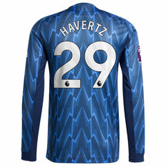 Adidas - Kai Havertz Arsenal 2025/26 Away Long Sleeve Player Jersey - Blue