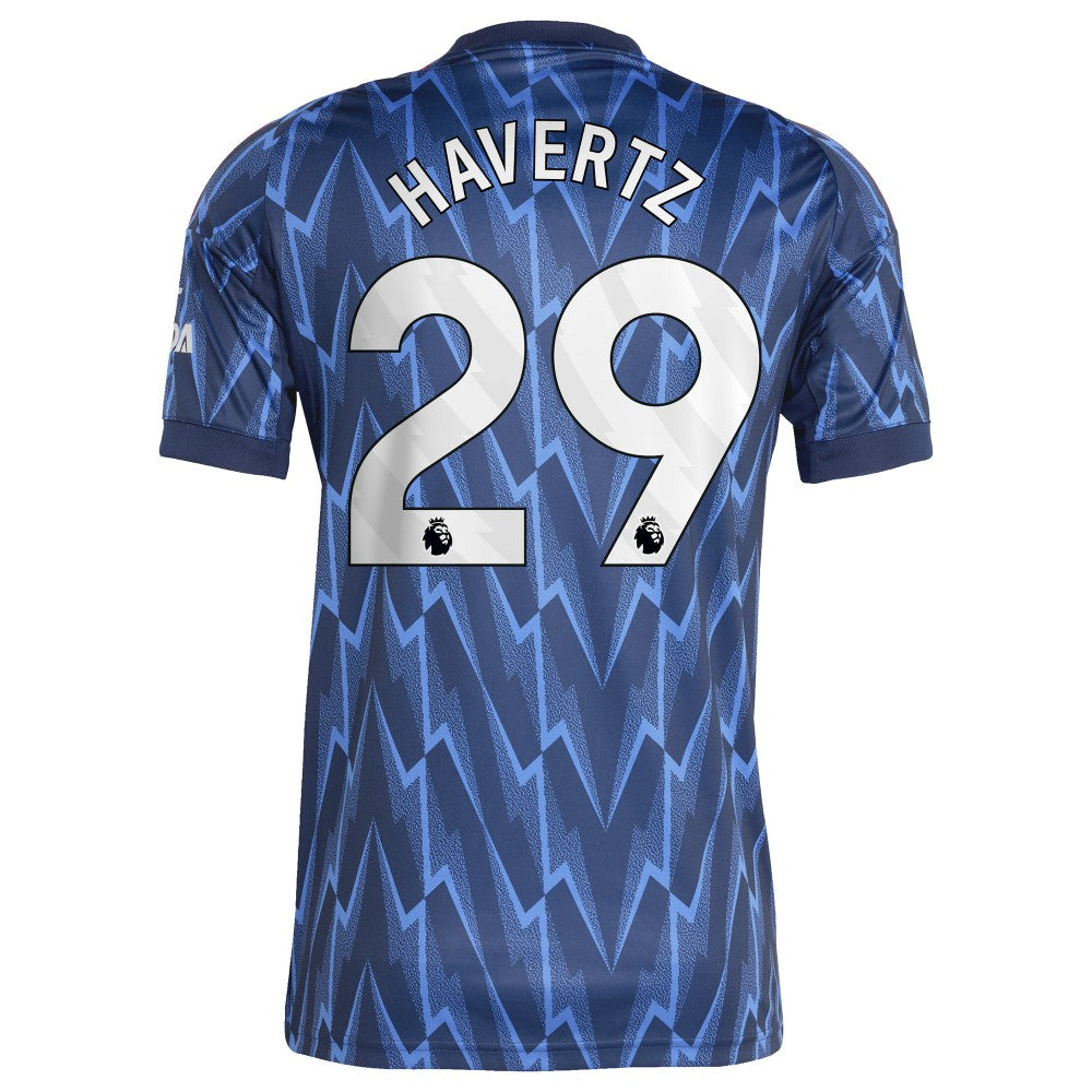 Adidas - Kai Havertz Arsenal 2025/26 Away Replica Player Jersey - Blue