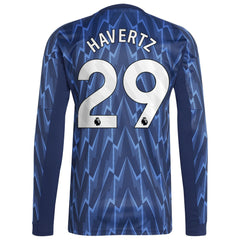 Adidas - Kai Havertz Arsenal 2025/26 Away Replica Long Sleeve Player Jersey - Blue