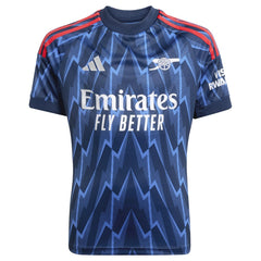 Adidas - Bukayo Saka Arsenal Youth 2025/26 Away Replica Player Jersey - Blue