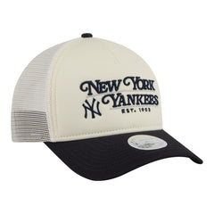 New York Yankees New Era Women's Retro 9FORTY M-Crown A-Frame Trucker Adjustable Hat Online
