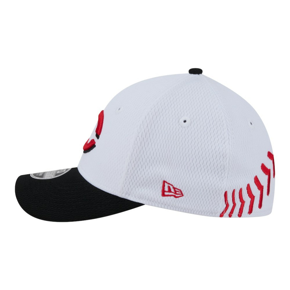 Cincinnati Reds New Era Youth Baseball 39THIRTY M-Crown Flex Hat Outlet