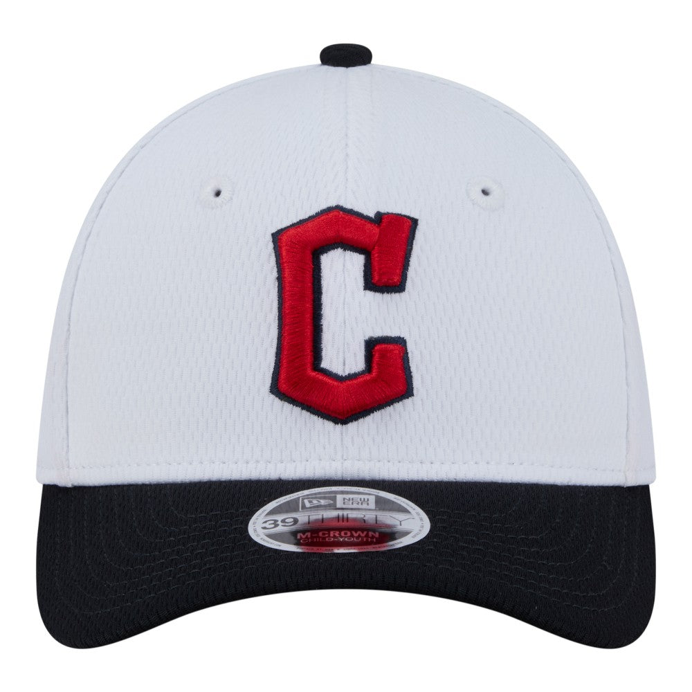 Cleveland Guardians New Era Youth Baseball 39THIRTY M-Crown Flex Hat Discount