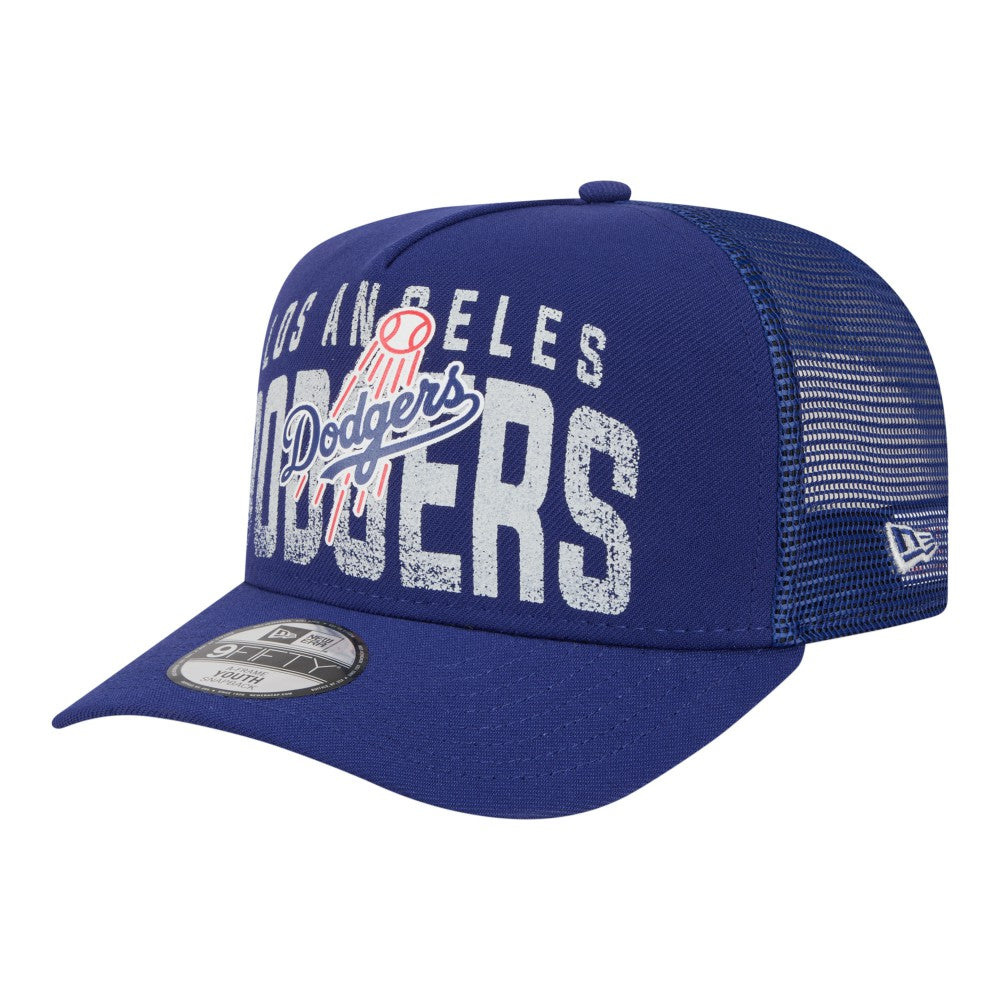 Los Angeles Dodgers New Era Youth Logo Fade A-Frame 9FIFTY Snapback Hat Near Me