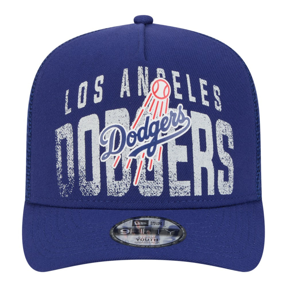 Los Angeles Dodgers New Era Youth Logo Fade A-Frame 9FIFTY Snapback Hat Near Me