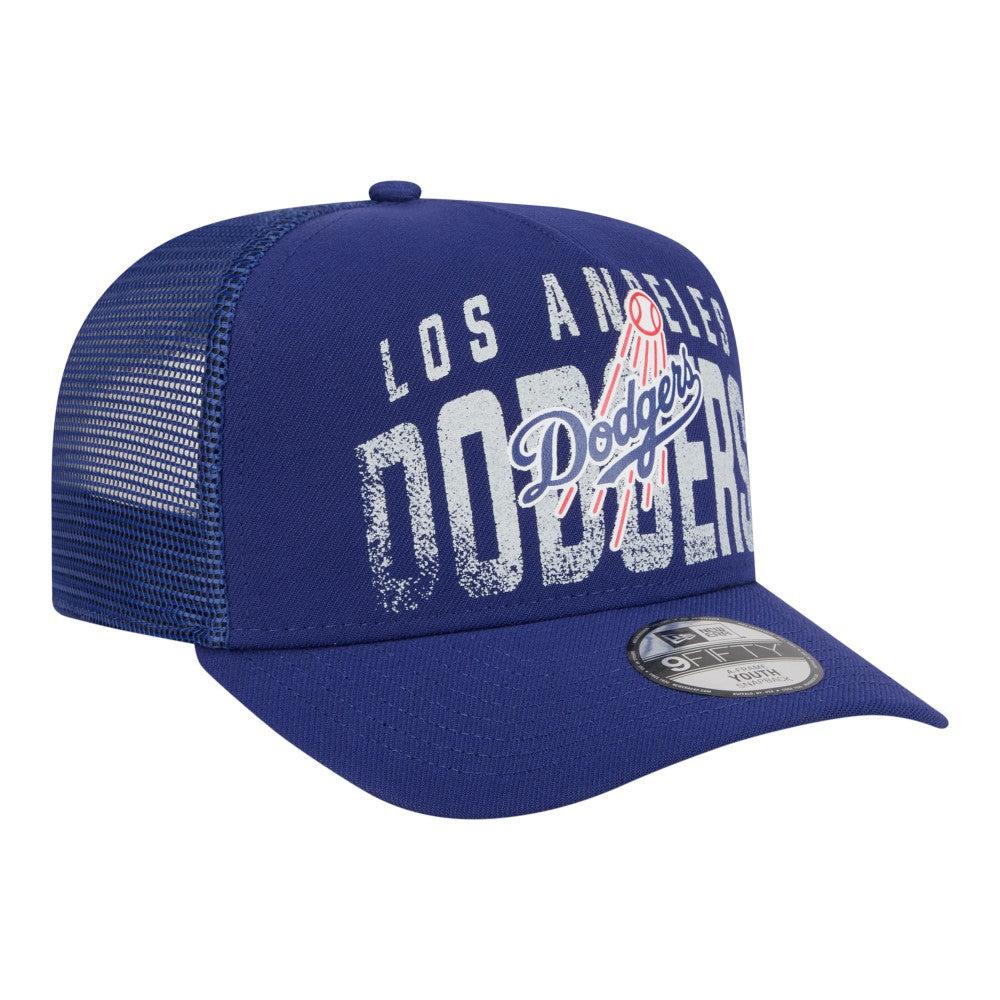 Los Angeles Dodgers New Era Youth Logo Fade A-Frame 9FIFTY Snapback Hat Near Me