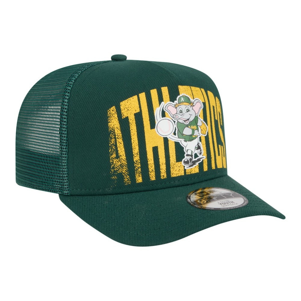 Athletics New Era Youth Logo Fade A-Frame 9FIFTY Snapback Hat Sale