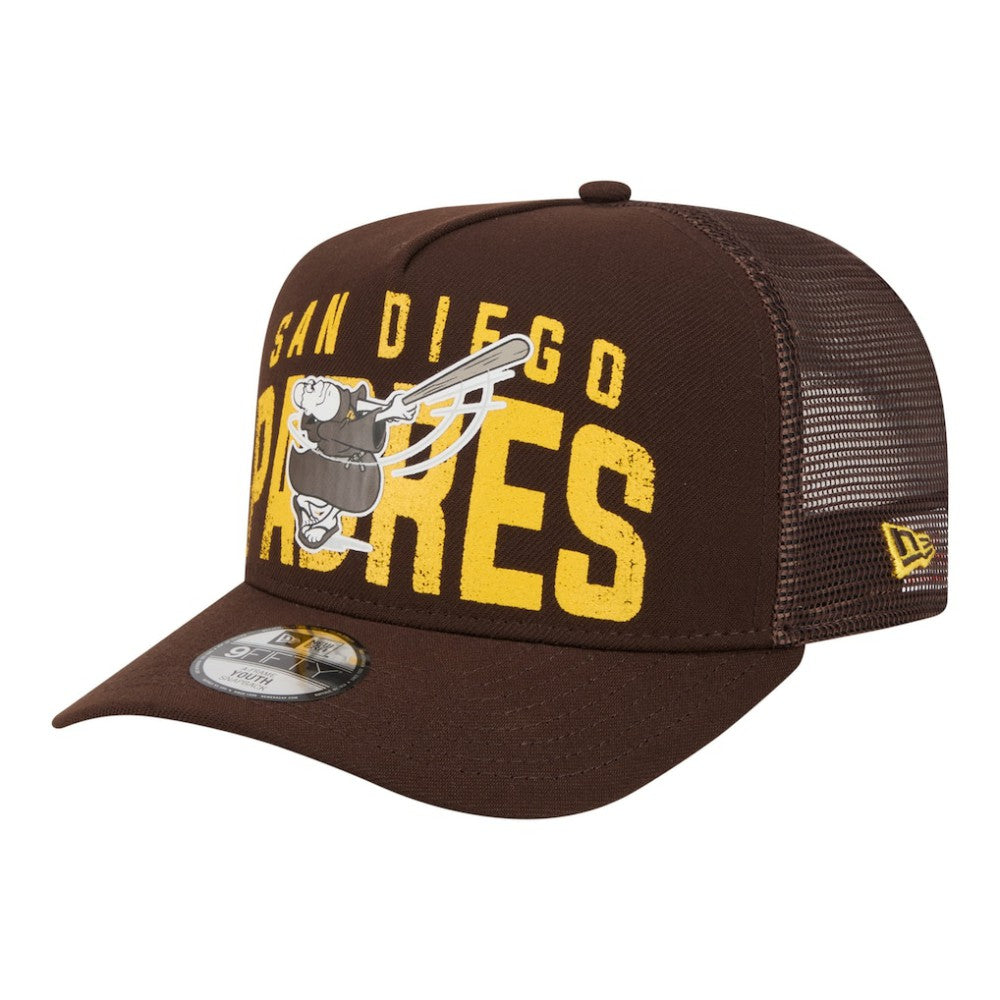 San Diego Padres New Era Youth Logo Fade A-Frame 9FIFTY Snapback Hat Discount
