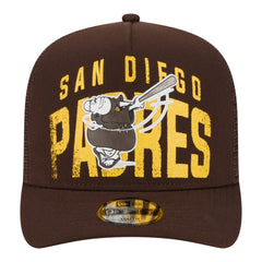 San Diego Padres New Era Youth Logo Fade A-Frame 9FIFTY Snapback Hat Discount
