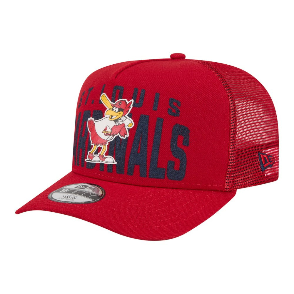St. Louis Cardinals New Era Youth Logo Fade A-Frame 9FIFTY Snapback Hat Discount