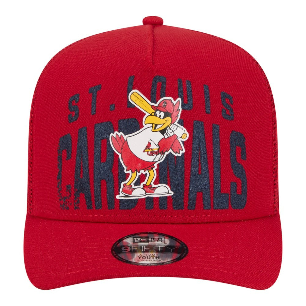 St. Louis Cardinals New Era Youth Logo Fade A-Frame 9FIFTY Snapback Hat Discount