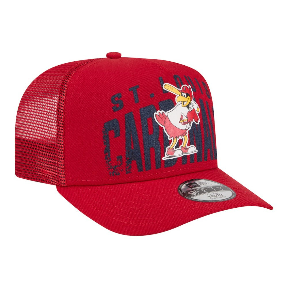 St. Louis Cardinals New Era Youth Logo Fade A-Frame 9FIFTY Snapback Hat Discount