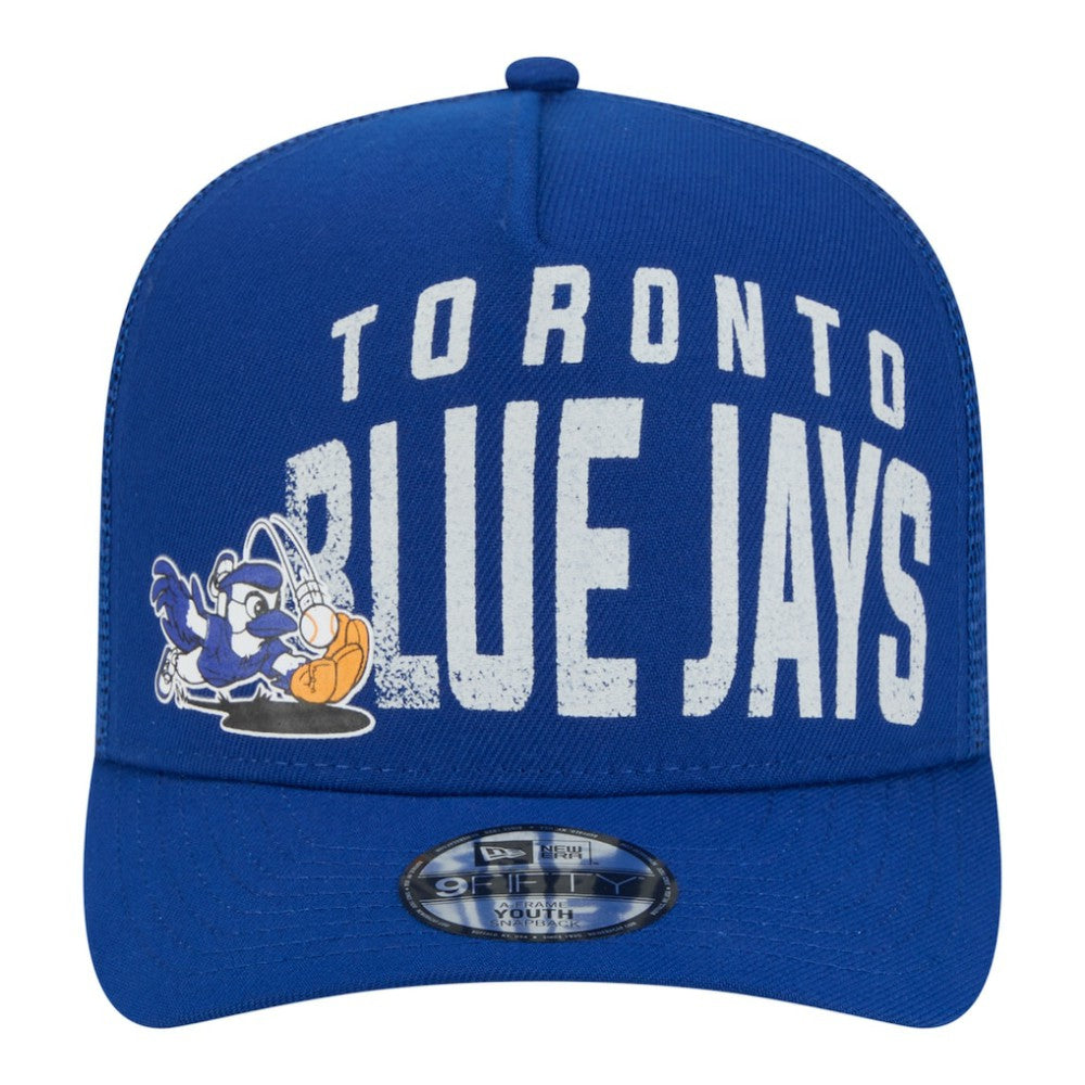 Toronto Blue Jays New Era Youth Logo Fade A-Frame 9FIFTY Snapback Hat Sale