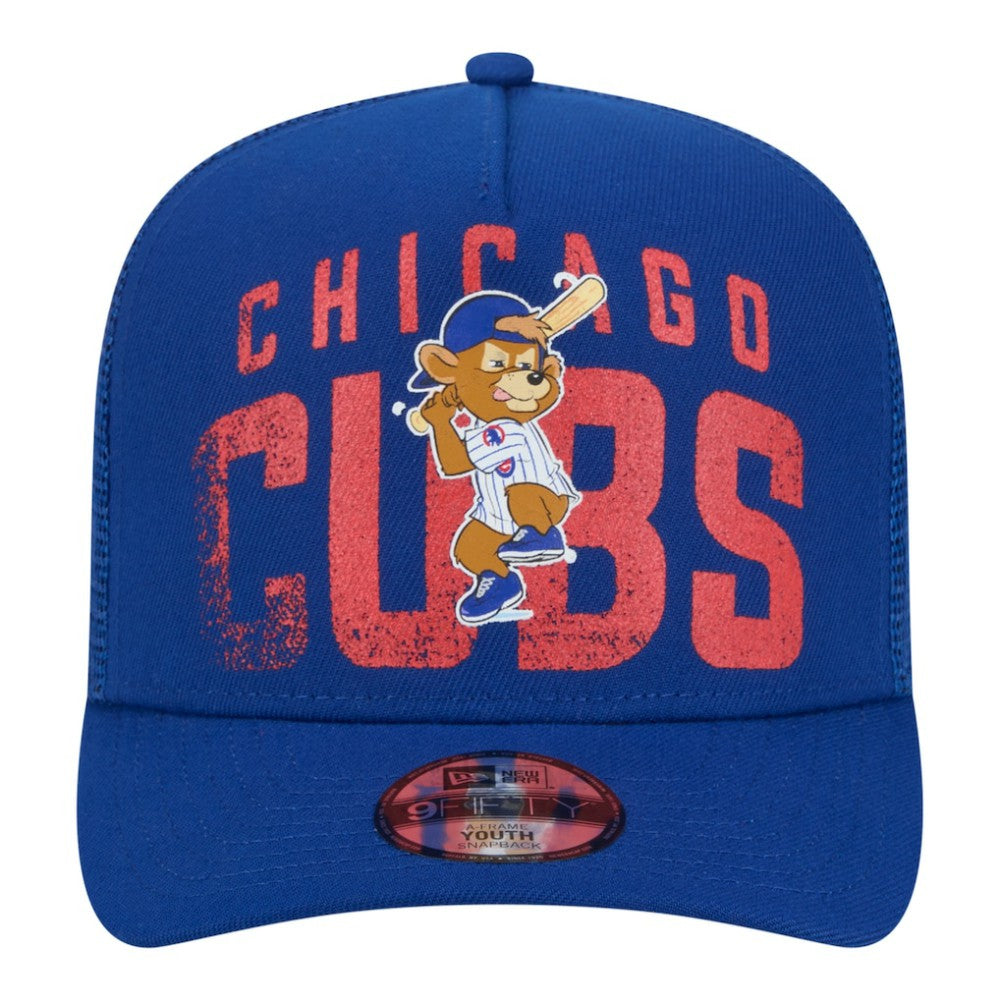 Chicago Cubs New Era Youth Logo Fade A-Frame 9FIFTY Snapback Hat for sale