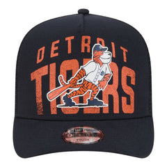 Detroit Tigers New Era Youth Logo Fade A-Frame 9FIFTY Snapback Hat Sale
