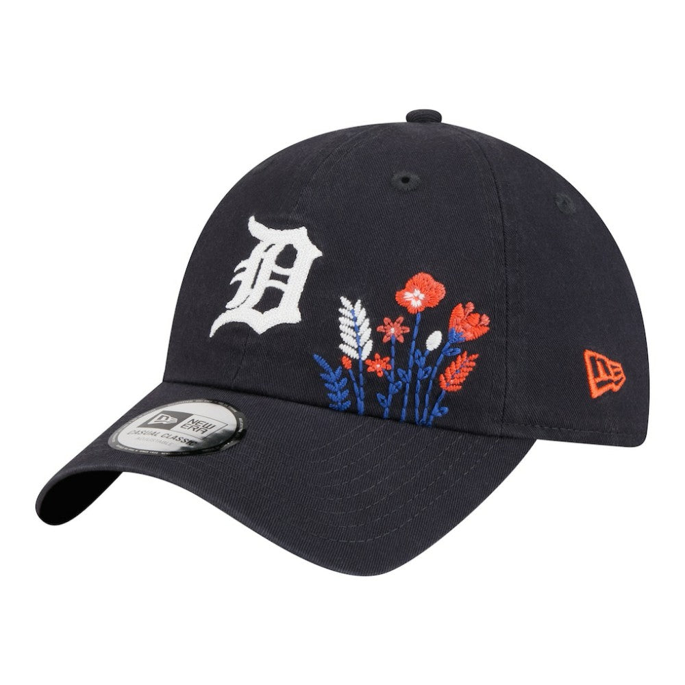 Detroit Tigers New Era Women's Wildflower Casual Classic Adjustable Hat Outlet