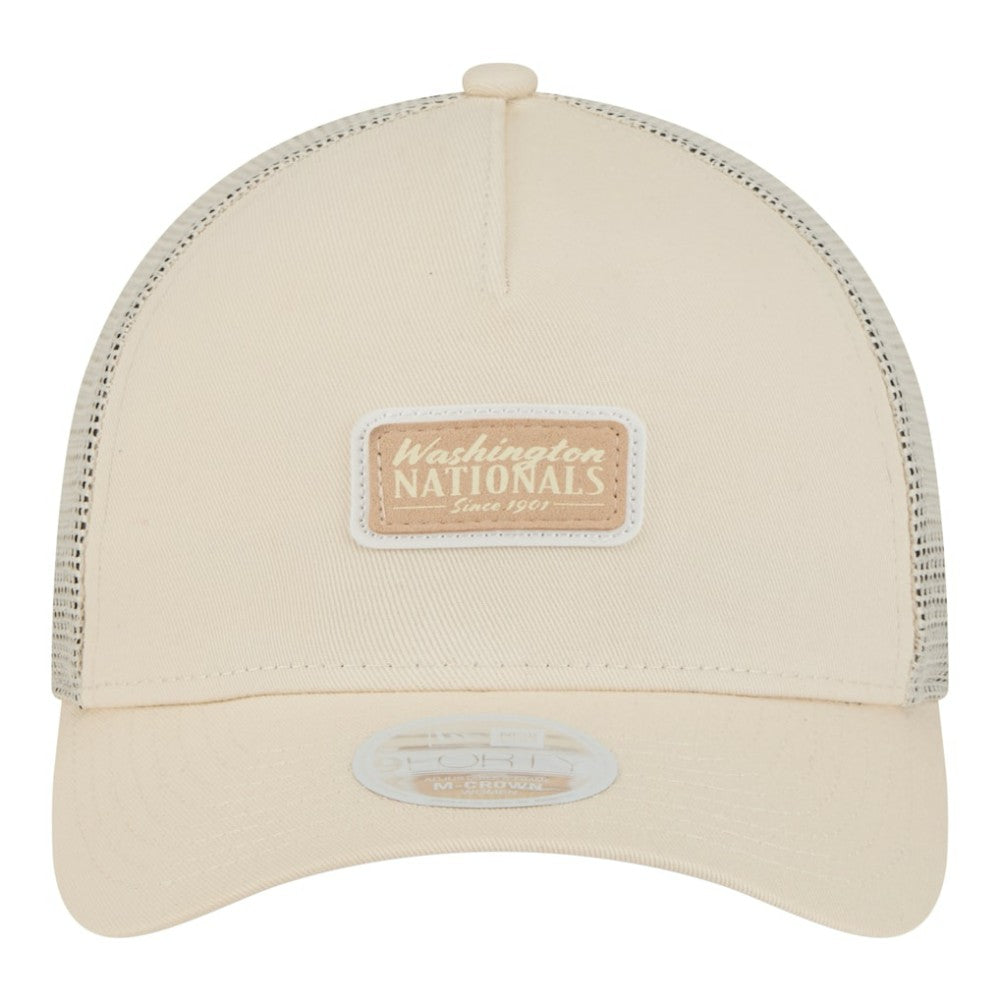 Washington Nationals New Era Women's Tonal Patch 9FORTY M-Crown A-Frame Trucker Adjustable Hat Online
