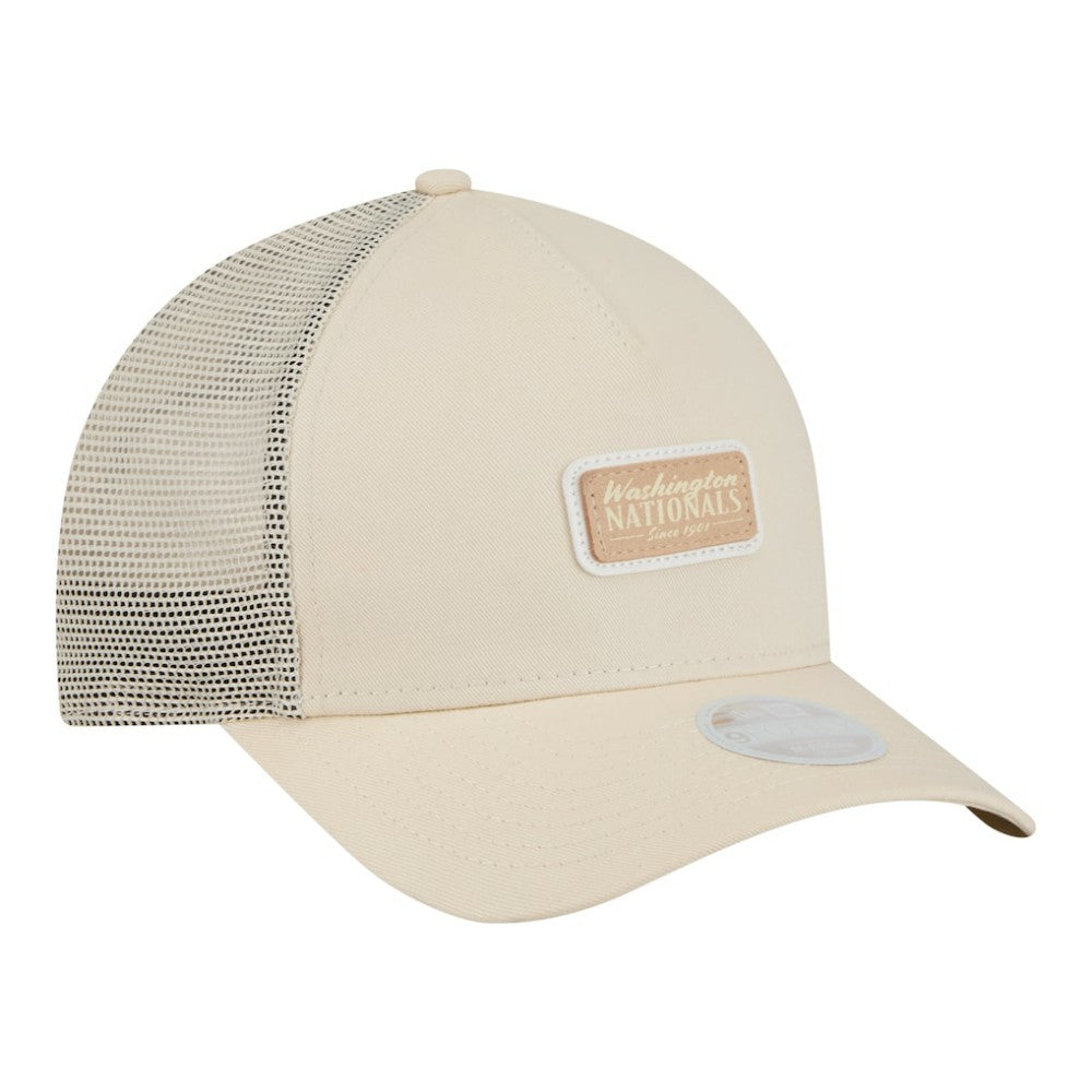 Washington Nationals New Era Women's Tonal Patch 9FORTY M-Crown A-Frame Trucker Adjustable Hat Online